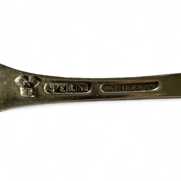 Vintage MOUNT VERNON Lunt Sterling Silver 6" Spoon - Picture 5 of 5